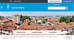 Desktop Screenshot of comunemanta.it